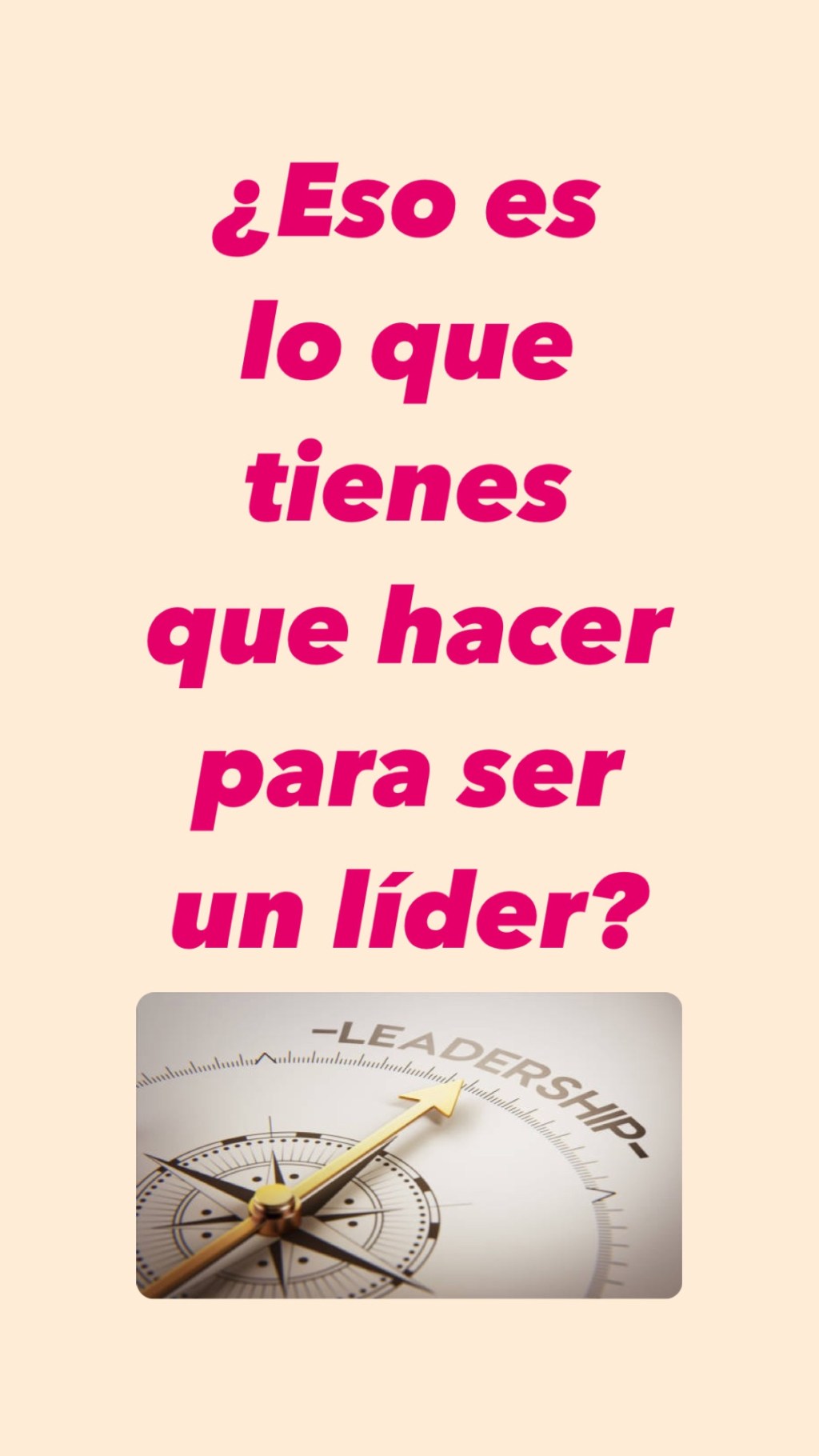 Ser un líder es&nbsp;importante